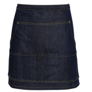 Ποδιά Barista - Σερβιτόρου Μέσης JEANS MIDI - Ποδιές Εργασίας