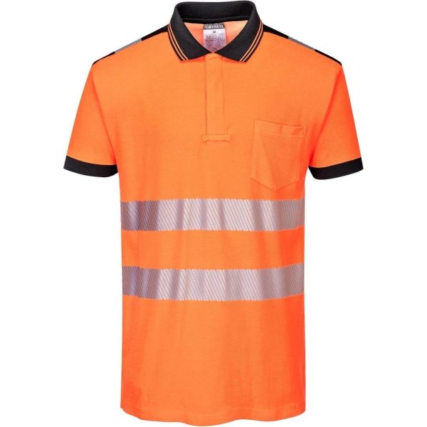 Ανακλαστική Πόλο Μπλούζα Cotton Comfort PORTWEST PW3 - Image 3