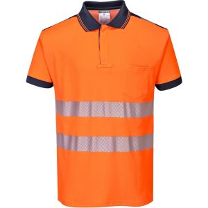 Ανακλαστική Πόλο Μπλούζα Cotton Comfort PORTWEST PW3
