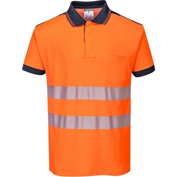 Ανακλαστική Πόλο Μπλούζα Cotton Comfort PORTWEST PW3