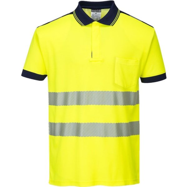 Ανακλαστική Πόλο Μπλούζα Cotton Comfort PORTWEST PW3 - Image 4