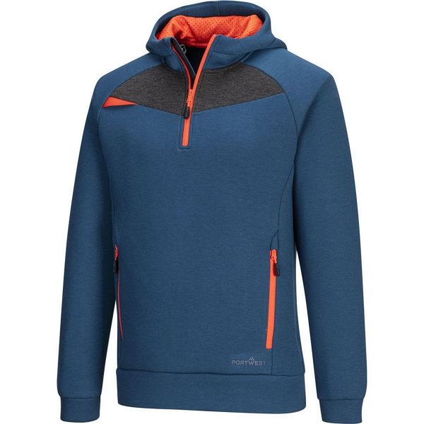 Φούτερ Εργασίας με κουκούλα PORTWEST DX4 Quatrer Zip - Image 5